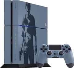 PlayStation® Playstation 4 500GB Uncharted Grey Blue (No Game), Discounted